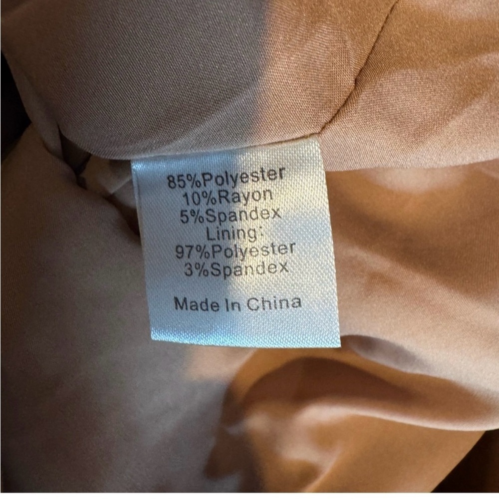 Tuckernuck Camel Emerson Coat Dress XXL Long Sleeve Mini Pockets $298 NWT - Picture 10 of 16